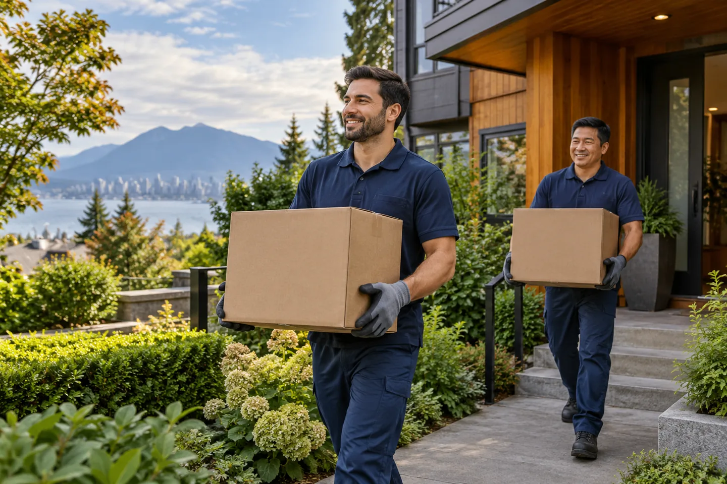 Moving & hauling professional at work